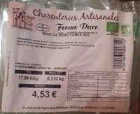 Saucisses de porc fumées