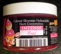 Colorant alimentaire hydrosoluble intense rose