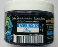 Colorant Alimentaire Hydrosoluble Intense Bleu