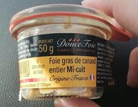 Foie gras de canard entier mi-cuit