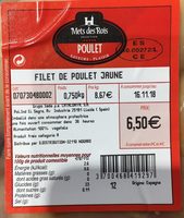 Filet de poulet jaune
