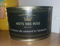 Grattons de canard à l'échalote