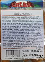 Aiguillettes poulet panees