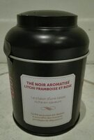 The aromatisé litchi framboise et rose