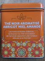 Thé noir aromatisé abricot miel amande