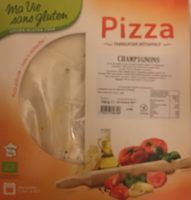 Pizza champignon sans gluten