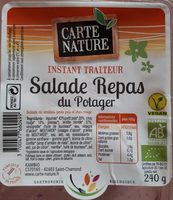 Salade repas du potager