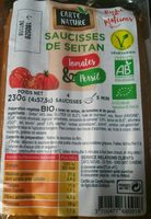 Saucisses de seitan tomates & persil