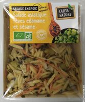Salade asiatique fèves edamame et sésame