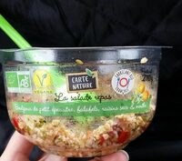 Boulgour de petit épeautre falafel raisins secs et menthe