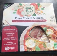 Pizza chèvre et speck