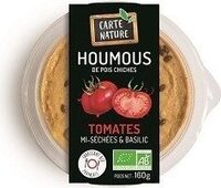 Houmous tomates mi-séchées & basilic