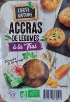 Accras de légumes à la Thaï
