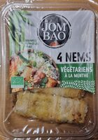 4 Nems végétariens à la menthe