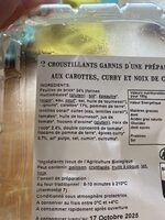 Croustillants à l'indienne - lentilles corail curry