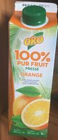 100% Pur fruit pressé orange