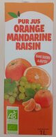 Pur jus Orange mandarine raison