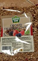 Crunchy fruit rouge bio