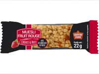 Barre muesli fruit rouge