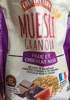 Muesli granola figue et chocolat noir