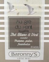 Thé blanc & vert aromatisé