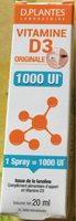 Vitamine D3 spray 1000 UI