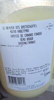 Graisse de canard fondu
