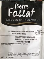 Rillettes de canard