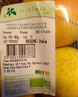 Pommes bio