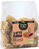 Sablé muesli