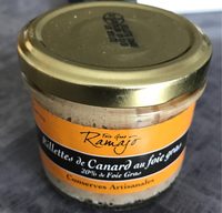 Rillettes de canard au foie gras