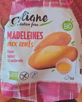 Madeleines Nature aux œufs bio