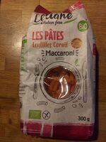 Pates lentilles corail Macaroni