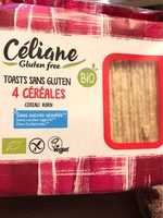Toast sans gluten 4 cereales