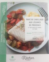 Pavé de cabillaud aux légumes de Provence et son écrasé de pomme de terre