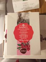Barres croustillantes Amarante cranberries grenade