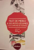 Filet de Merlu & ses Petits Légumes & sa Compotée de Tomates