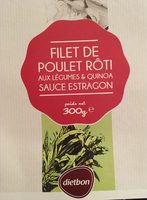 Filet de Poulet Rôti aux Légumes & Quinoa Sauce Estragon
