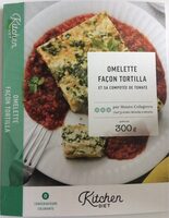 Omelette façon tortilla et sa compotée de tomate
