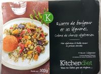 Risotto de Boulgour et ses Légumes, Crème de Chorizo Végétarien