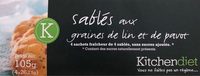 Petits sablés aux graines de Lin et de pavot