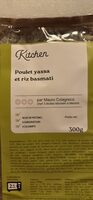 Poulet yassa et riz basmati