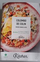Colombo de colin patate douce et riz