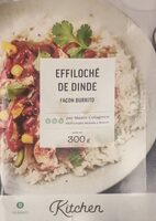 Effiloché de dinde façon burrito