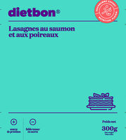 Lasagnes au saumon et aux poireaux