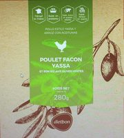 Poulet façon Yassa et son Riz aux olives vertes