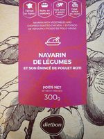Navarin de légumes et son émincé de poulet roti
