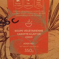 Soupe Carotte Lait de Coco