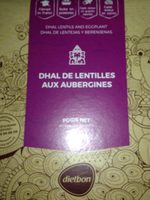 Dhal De Lentilles Aux Aubergines