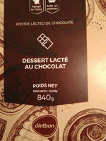Dessert lacté au chocolat
